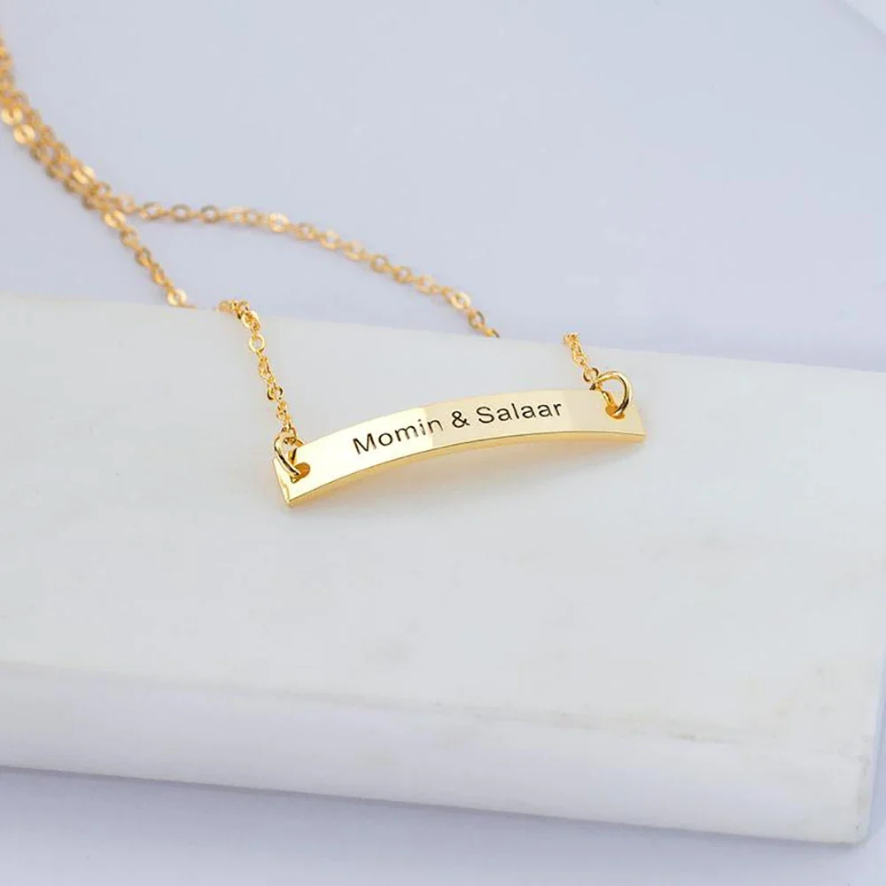 Fashion Tiny Custom Stainless Steel Name Bracelet Bar Bangle for Women Personalized Jewelry Anniversary Birthday Gift bebes
Fashion Tiny Custom Stainless Steel Name Bracelet Bar Bangle for Women Personalized Jewelry Anniversary Birthday Gift bebes