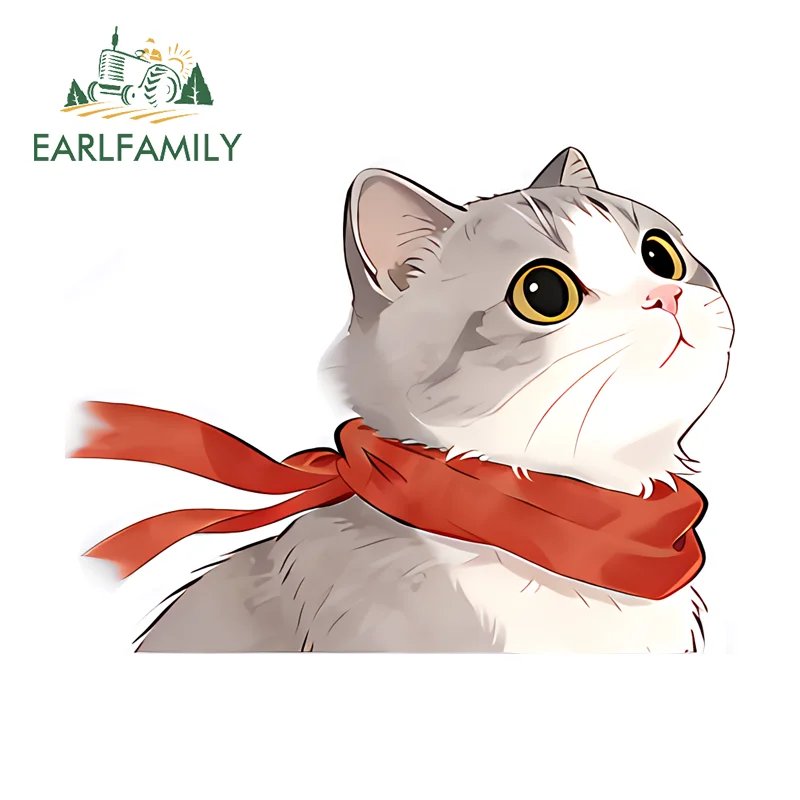 EARLFAMILY Cute Cat Peek Car Stickers Skateboard Bumper Freedom Windows Air Conditioner Sunscreen Decal Caravan Car Accessories
EARLFAMILY Cute Cat Peek Car Stickers Skateboard Bumper Freedom Windows Air Conditioner Sunscreen Decal Caravan Car Accessories