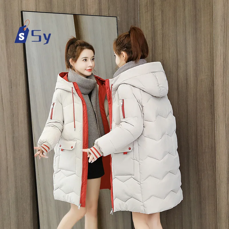 Sy2024 Winter Women Jacket Coats Long Parkas Female Down Cotton Hooded Overcoat Thick Warm Jackets Windproof Casual Student Coat
Sy2024 Winter Women Jacket Coats Long Parkas Female Down Cotton Hooded Overcoat Thick Warm Jackets Windproof Casual Student Coat