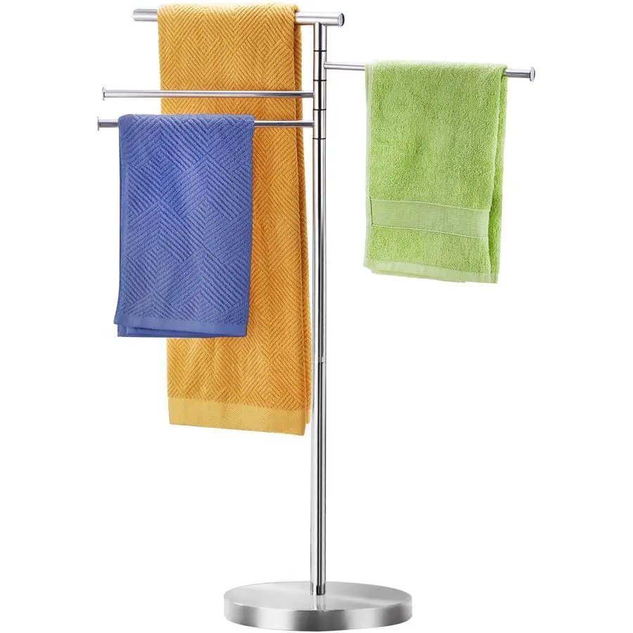 Towel Rack, 40 Inch Tall Standing Towel Racks for Bathroom with Weighted Base, Modern Floor Towel Drying Holder Stand with 4 Swi
Towel Rack, 40 Inch Tall Standing Towel Racks for Bathroom with Weighted Base, Modern Floor Towel Drying Holder Stand with 4 Swi