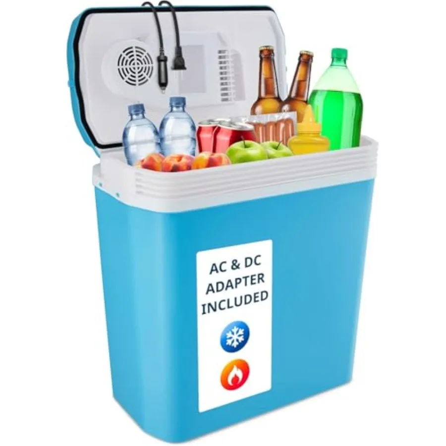 Electric Cooler Warmer with Handle 24 L Portable Thermoelectric Fridge for Vehicles Trucks 110V AC Home Power Cord 12V Car Adap
Electric Cooler Warmer with Handle 24 L Portable Thermoelectric Fridge for Vehicles Trucks 110V AC Home Power Cord 12V Car Adap