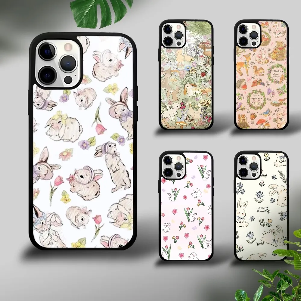 Wildflower Girls bow Rabbit Cute Cartoon Phone Case For iPhone 16 15 14 13 12 11 Pro Xs Max Mini Plus Celulares Hard Funda
Wildflower Girls bow Rabbit Cute Cartoon Phone Case For iPhone 16 15 14 13 12 11 Pro Xs Max Mini Plus Celulares Hard Funda