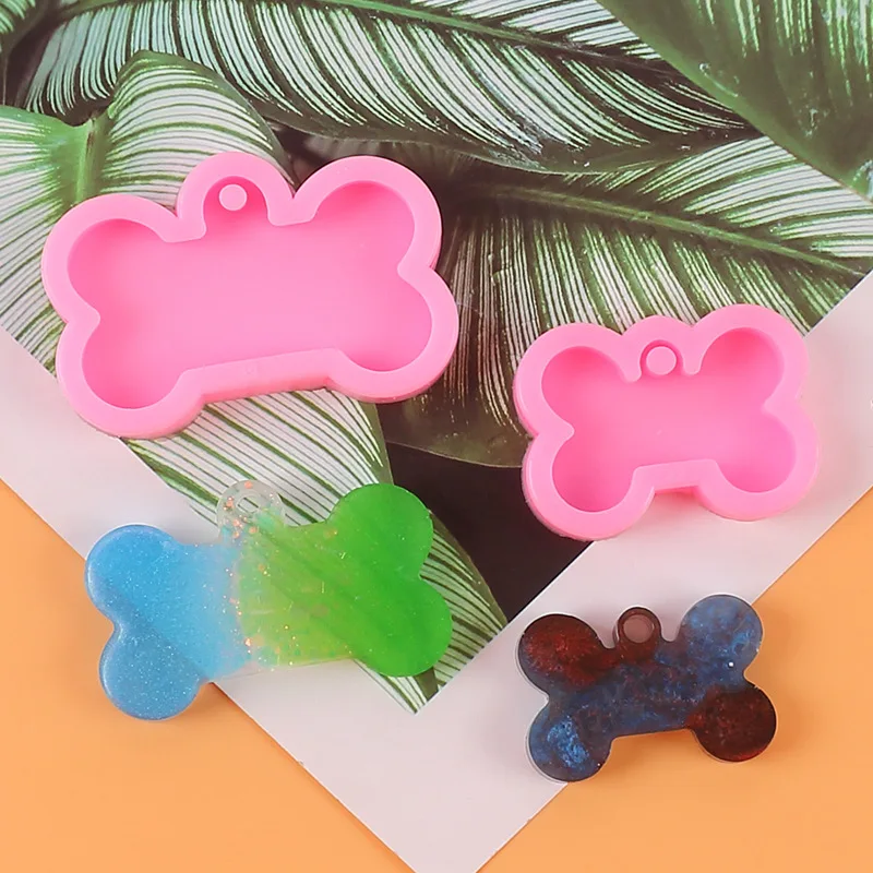 2pcs Dog Bone Shaped Silicone Mold Set DIY Keychain Mold Epoxy Resin Mold Dog Tag Pendant Casting Mold for Keychains
2pcs Dog Bone Shaped Silicone Mold Set DIY Keychain Mold Epoxy Resin Mold Dog Tag Pendant Casting Mold for Keychains