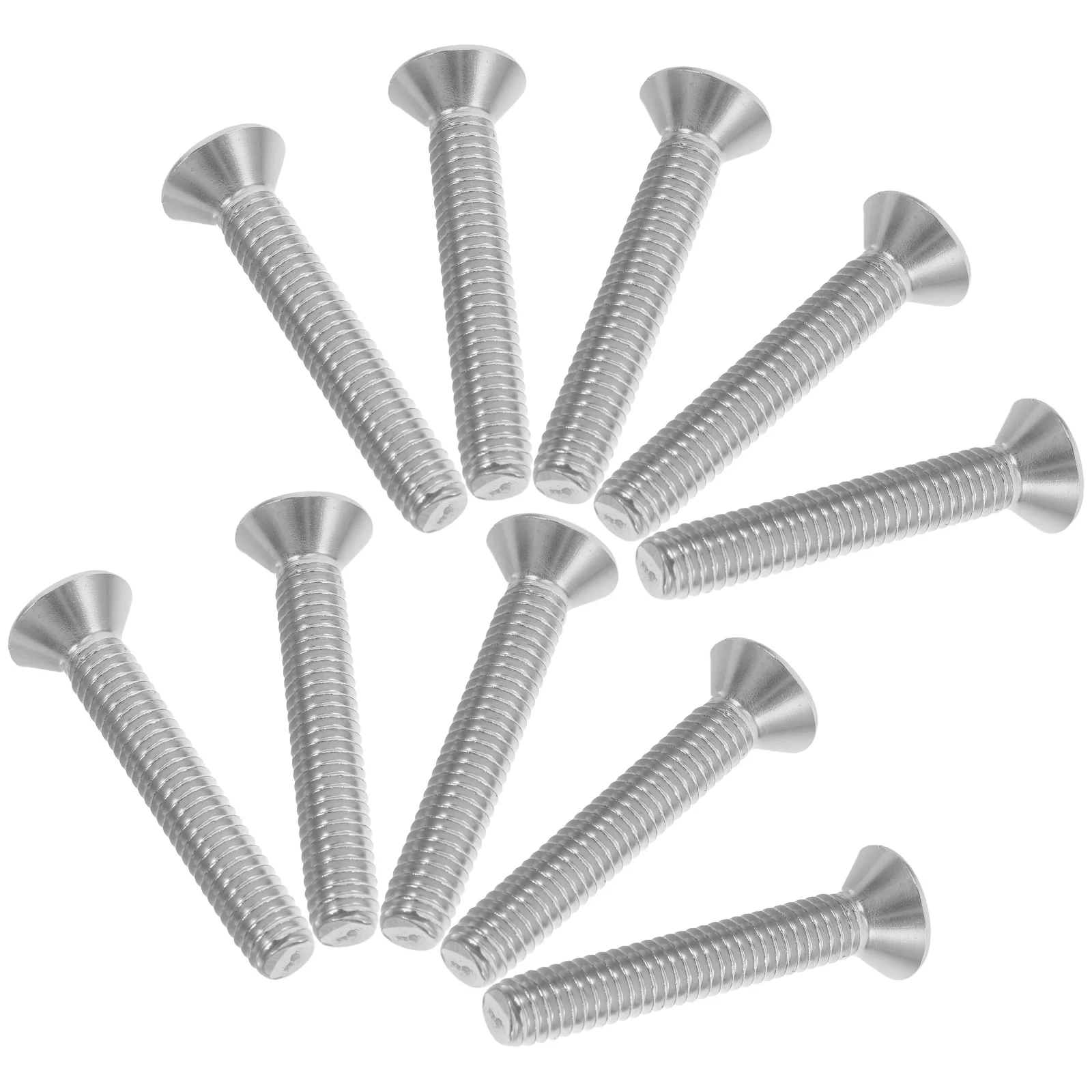 10pcs Stainless Steel Screw Fine Thread Socket Flat Head Countersunk Bolt Round Furniture Assembly Hardware Set
10pcs Stainless Steel Screw Fine Thread Socket Flat Head Countersunk Bolt Round Furniture Assembly Hardware Set
