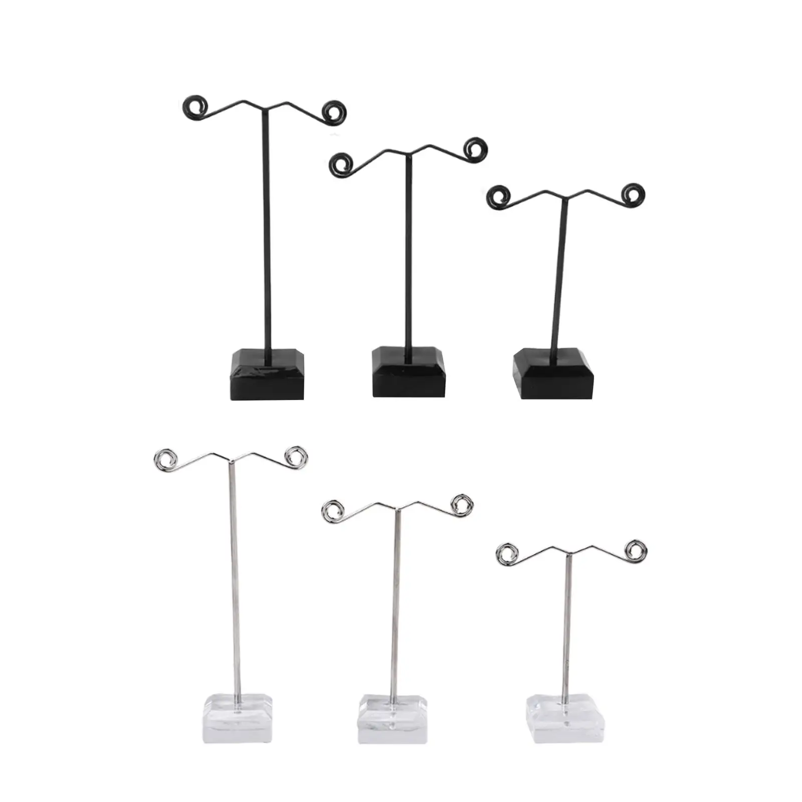 18x Earrings Hanger with Base Practical Versatile Compact Jewelry Holder Hanging Rack T Shape for Rings Necklaces Shops Shows
18x Earrings Hanger with Base Practical Versatile Compact Jewelry Holder Hanging Rack T Shape for Rings Necklaces Shops Shows