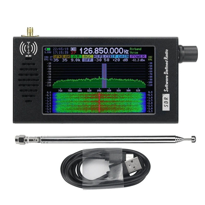 Software Defined Radio SDR Radio Receiver DSP Digital Demodulation CW/AM/SSB/FM/WFM Radio Receiver
Software Defined Radio SDR Radio Receiver DSP Digital Demodulation CW/AM/SSB/FM/WFM Radio Receiver