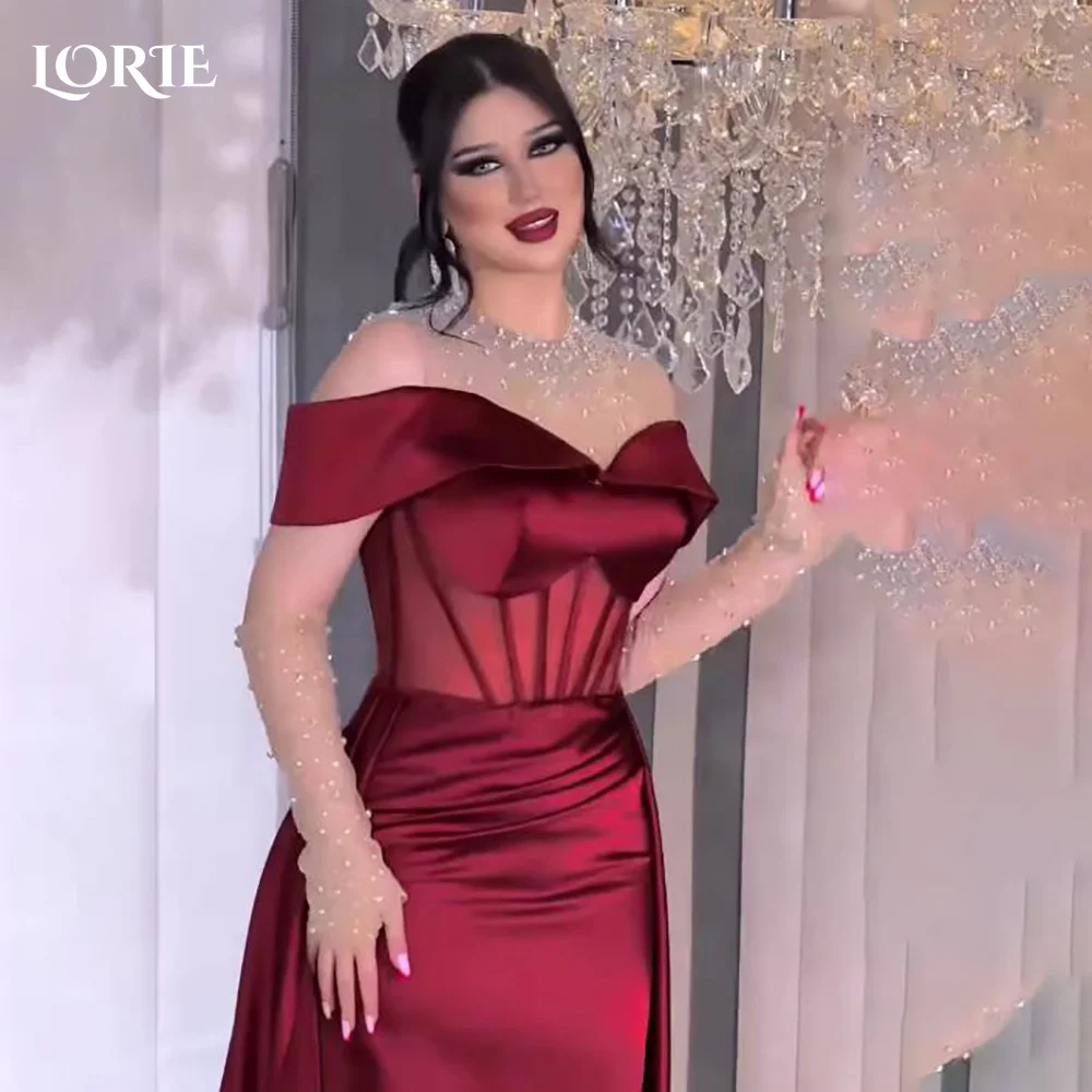 LORIE Вечерние платья с открытыми плечами Элегантный корсет-русалка А-силуэта со складками Аравия Платье для выпускного вечера Бальные платья по индивидуальному заказу
LORIE Вечерние платья с открытыми плечами Элегантный корсет-русалка А-силуэта со складками Аравия Платье для выпускного вечера Бальные платья по индивидуальному заказу