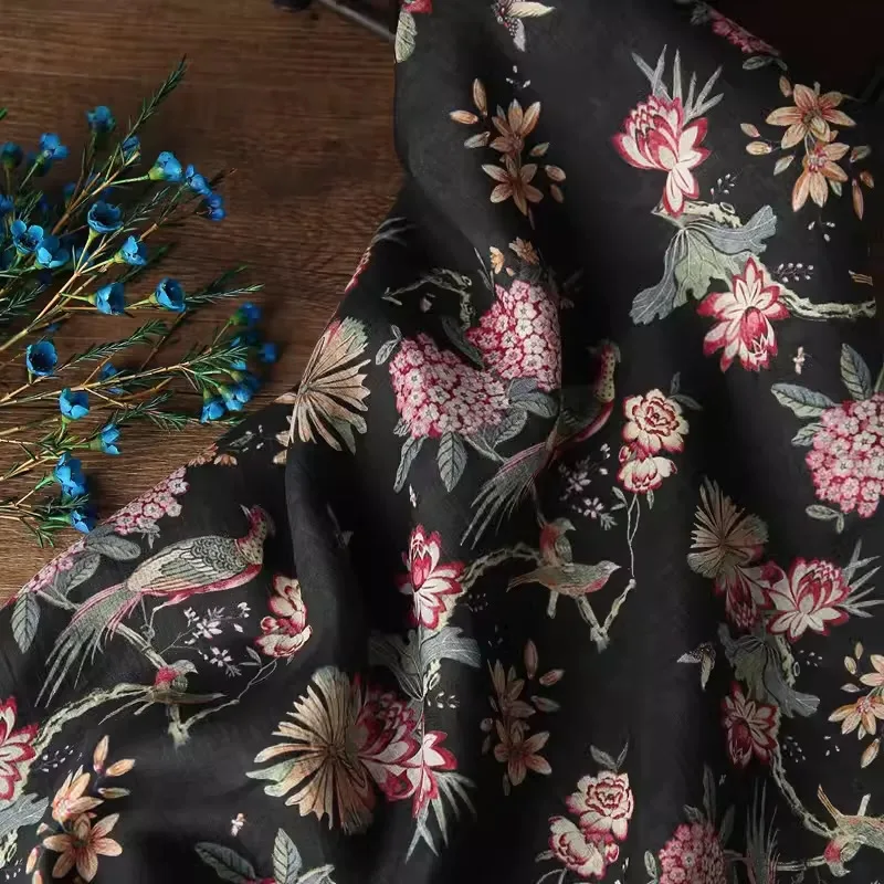 1 meter ramie fabric Flower print tela Shirt skirt cheongsam telas para costura
1 meter ramie fabric Flower print tela Shirt skirt cheongsam telas para costura