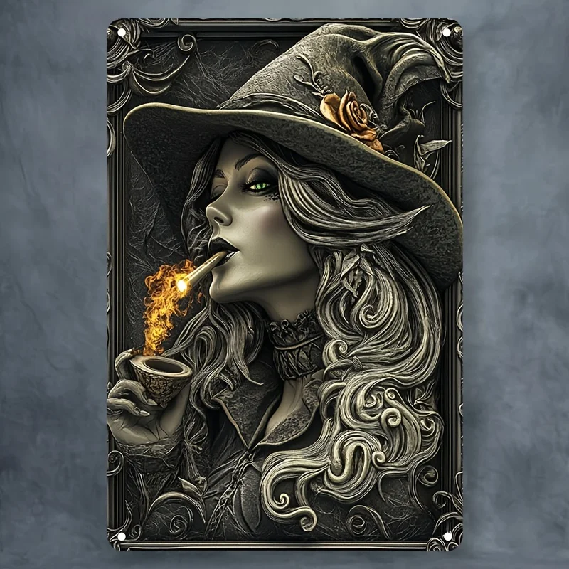 Vintage Witch Aluminum Sign Plaque, Wall Hanging Decorative Sign for Bar, Restaurant, Home, Farm, Kitchen, Living Room
Vintage Witch Aluminum Sign Plaque, Wall Hanging Decorative Sign for Bar, Restaurant, Home, Farm, Kitchen, Living Room