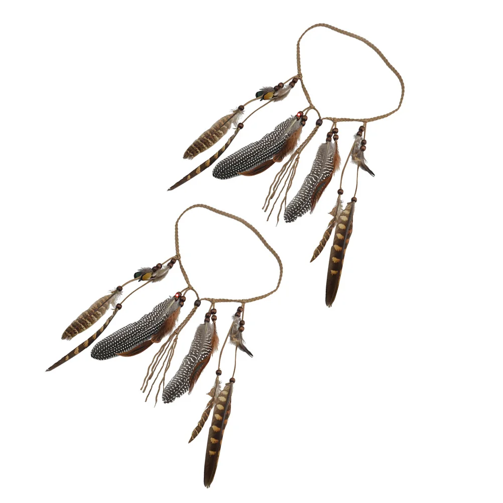 2Pcs Boho Hairband for Women Plume Accent Headwear Adjustable Comfortable Fit Travel Party Carnival Decoration
2Pcs Boho Hairband for Women Plume Accent Headwear Adjustable Comfortable Fit Travel Party Carnival Decoration