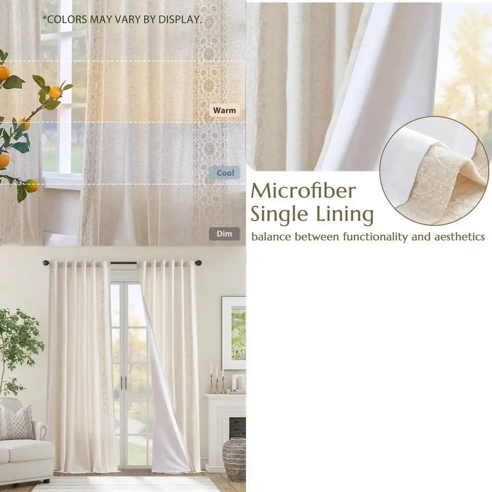 Винтажные льняные шторы с цветочным узором, 280 см в длину, цвет слоновой кости на бежевой основе, 2 панели для гостиной и спальни
Винтажные льняные шторы с цветочным узором, 280 см в длину, цвет слоновой кости на бежевой основе, 2 панели для гостиной и спальни