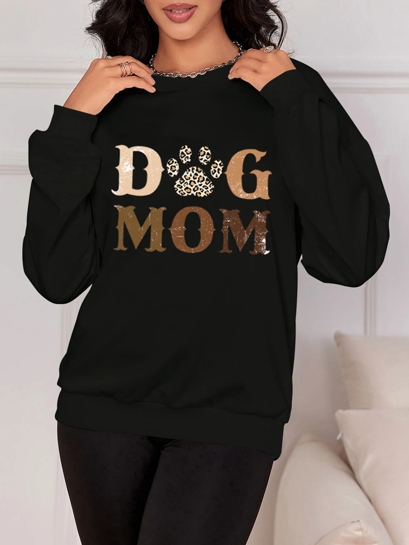 Fashionable and versatile comfortable and loose texture trendy all-season sweatshirt casual style letter print
Fashionable and versatile comfortable and loose texture trendy all-season sweatshirt casual style letter print