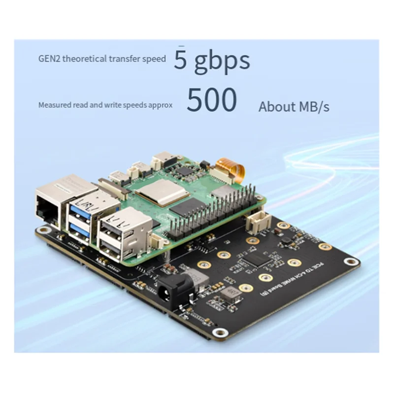Плата адаптера Waveshare Forraspberry Pi 5 Pcie To4-CH M.2 Nvme SSD, совместимая с жесткими дисками 2280/2260/2242/2230 M.2 Forpi5
Плата адаптера Waveshare Forraspberry Pi 5 Pcie To4-CH M.2 Nvme SSD, совместимая с жесткими дисками 2280/2260/2242/2230 M.2 Forpi5