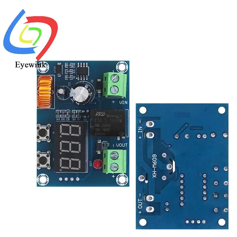 XH-M609 Low Voltage Disconnect Switch Cut Off 12V 24V 36V Digital LED Display Over-Discharge Protect for 12-36V Lithium Battery
XH-M609 Low Voltage Disconnect Switch Cut Off 12V 24V 36V Digital LED Display Over-Discharge Protect for 12-36V Lithium Battery
