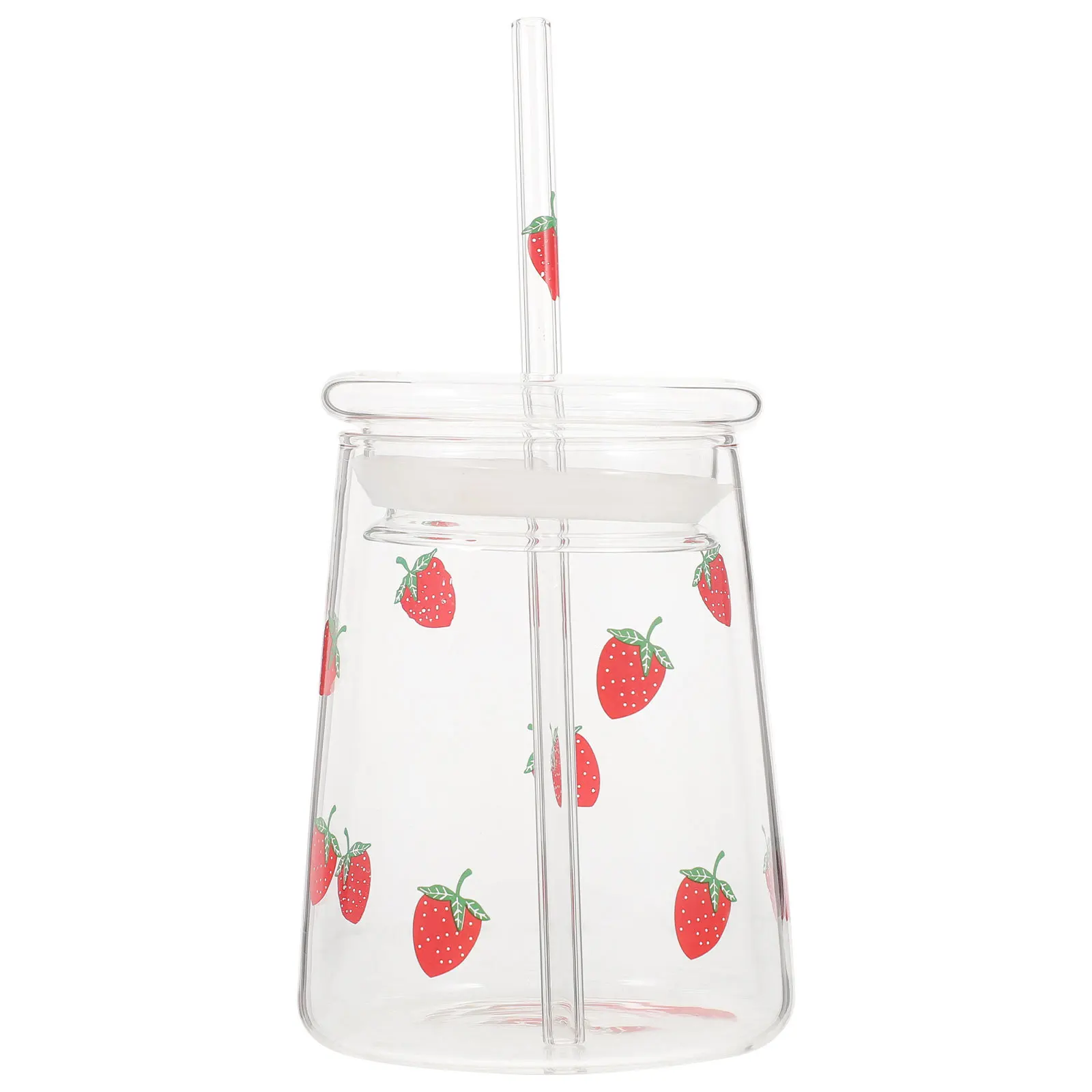 1Set Portable Strawberry Glass Cup Leakproof Lid Large Capacity Drinking Cup for Coffee Tea Water Juice Clear Tea Cups
1Set Portable Strawberry Glass Cup Leakproof Lid Large Capacity Drinking Cup for Coffee Tea Water Juice Clear Tea Cups