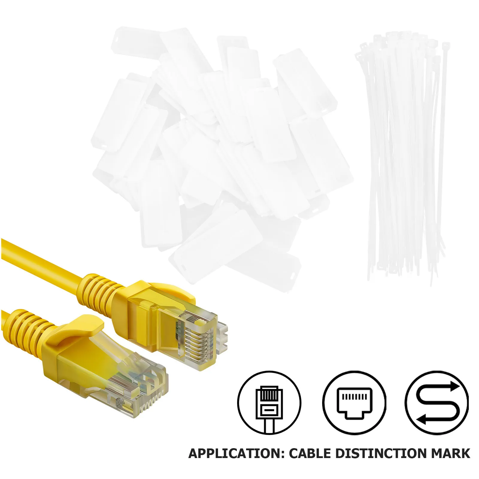 50Pcs Cable Tags Reusable Cord Identification Labels Multicolor Cable Identifier for Home Office Wire Management Organization
50Pcs Cable Tags Reusable Cord Identification Labels Multicolor Cable Identifier for Home Office Wire Management Organization