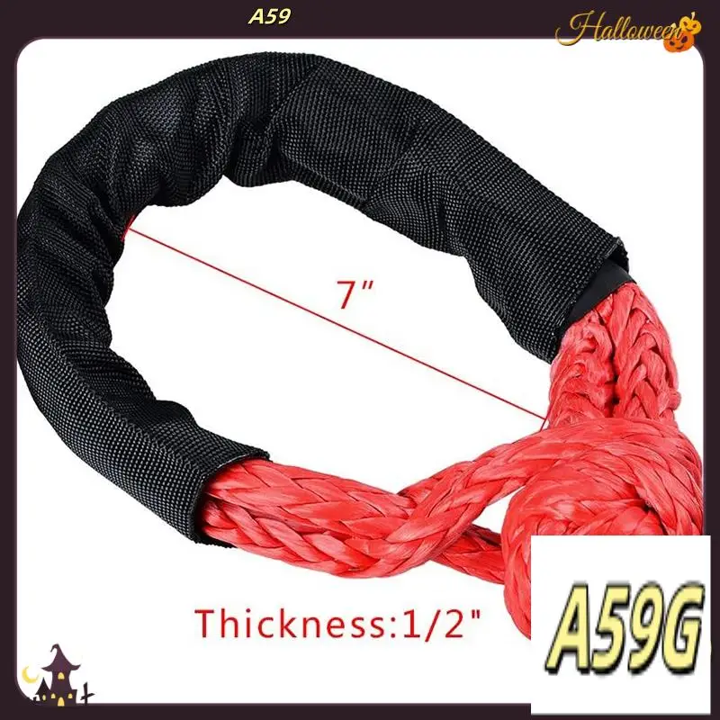 G9-1/2 Inch Synthetic Shackle Winch Rope + Recovery Snatch Ring For ATV UTV SUV Off-Road Towing Truck 4X4 Boat Marine
G9-1/2 Inch Synthetic Shackle Winch Rope + Recovery Snatch Ring For ATV UTV SUV Off-Road Towing Truck 4X4 Boat Marine