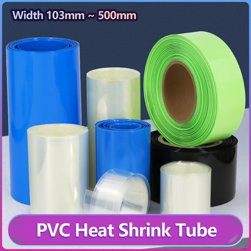 Width 103mm ~ 500mm 18650 Lipo Battery Pack Insulated PVC Heat Shrink Tube Film Wrap Lithium Case Protection Cable Sleeving
Width 103mm ~ 500mm 18650 Lipo Battery Pack Insulated PVC Heat Shrink Tube Film Wrap Lithium Case Protection Cable Sleeving