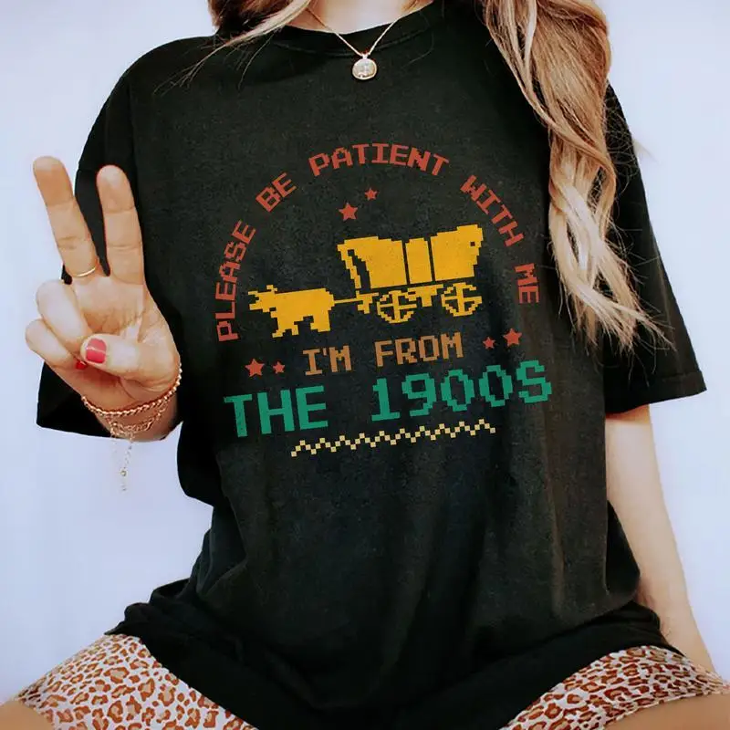 I'm From the 1900s T-shirt | Funny Vintage Slogan Graphic Tee | Retro Wagon Sarcastic Top | Streetwear Short Sleeve Casual Shirt
I'm From the 1900s T-shirt | Funny Vintage Slogan Graphic Tee | Retro Wagon Sarcastic Top | Streetwear Short Sleeve Casual Shirt