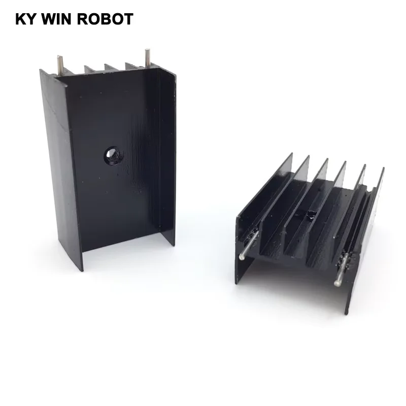 2 pcs Aluminium TO-220 Heatsink TO 220 Heat Sink Transistor Radiator TO220 Cooler Cooling 23*16*40MM With 2 Pins
2 pcs Aluminium TO-220 Heatsink TO 220 Heat Sink Transistor Radiator TO220 Cooler Cooling 23*16*40MM With 2 Pins