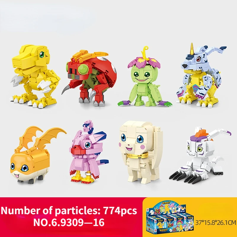 DIY Moc Building Block Digital Baby Agumon Yagami Taichi Brickheadz Monster Building Block Toys for Children Birthday Gift
DIY Moc Building Block Digital Baby Agumon Yagami Taichi Brickheadz Monster Building Block Toys for Children Birthday Gift