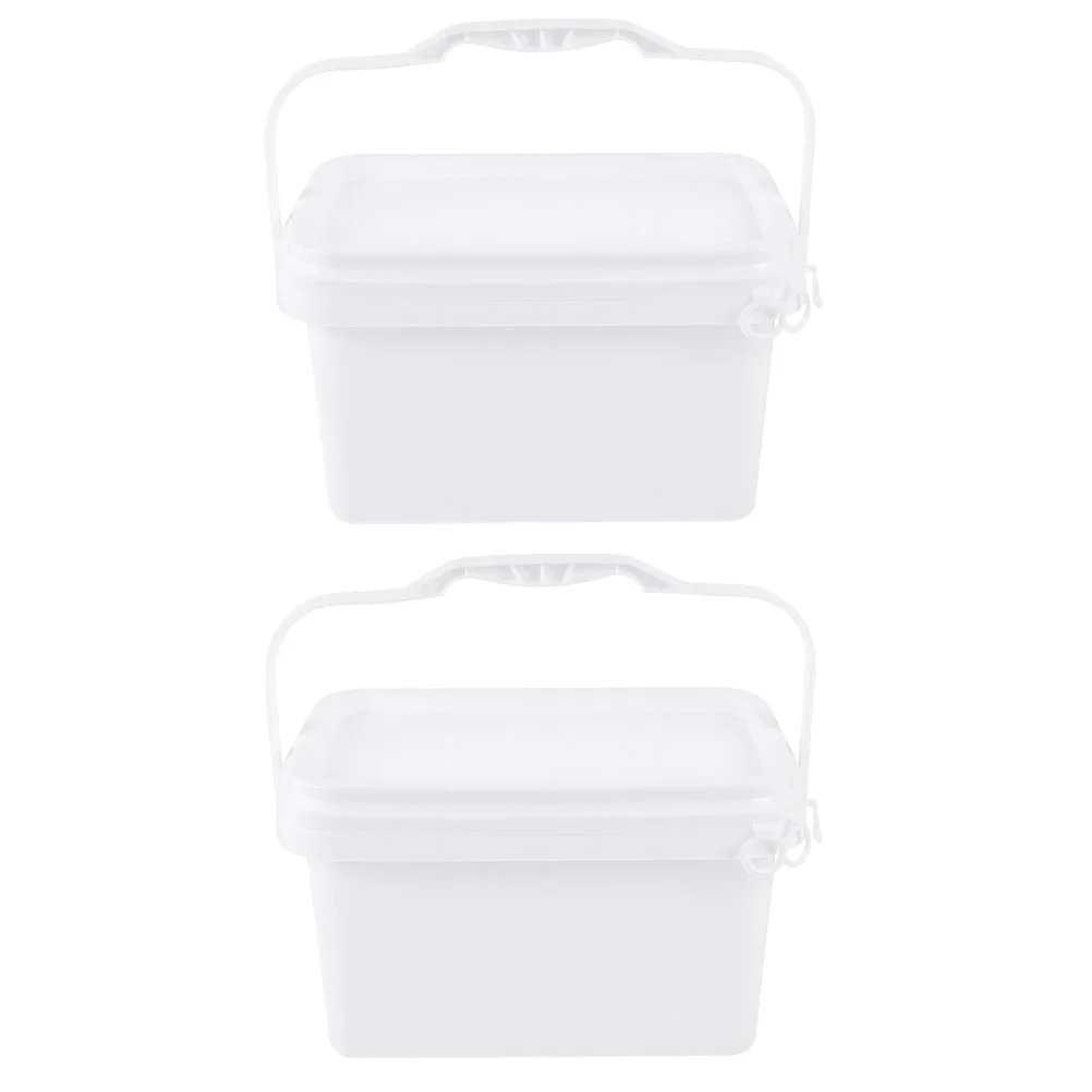 2 Pcs Square Container Paint Bucket with Lid Rectangle Painting Pail White Buckets for
2 Pcs Square Container Paint Bucket with Lid Rectangle Painting Pail White Buckets for
