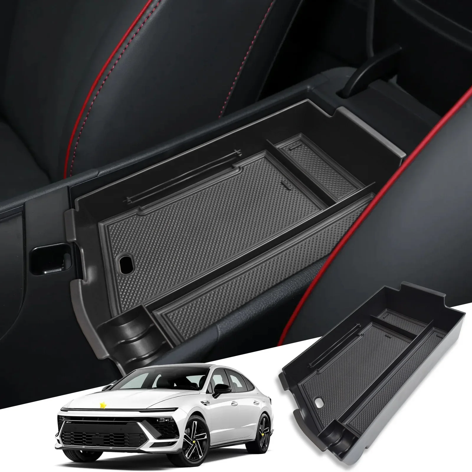 For Hyundai Sonata 2024 Center Console Tray Organizer ABS Car Storage Accessories Secondary Armrest Box Armrest Storage Car Box
For Hyundai Sonata 2024 Center Console Tray Organizer ABS Car Storage Accessories Secondary Armrest Box Armrest Storage Car Box