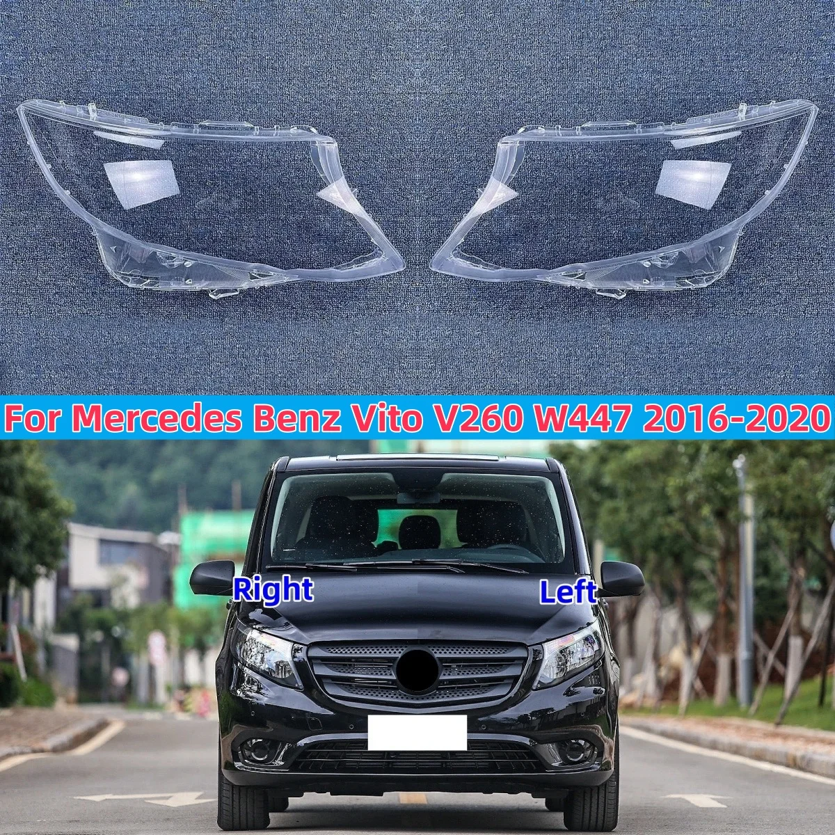 For Mercedes Benz Vito V260 W447 2016 2017 2018 2019 2020 Car Gadgets Headlights Lamp Cover Replace The Original Lampshade
For Mercedes Benz Vito V260 W447 2016 2017 2018 2019 2020 Car Gadgets Headlights Lamp Cover Replace The Original Lampshade