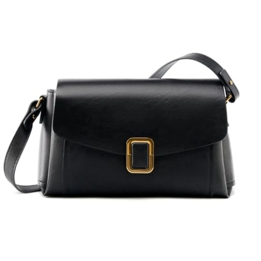 Crossbody Bag for Women: Genuine Leather, Beige, Lightweight Adjustable Strap with Removable Satchel
Crossbody Bag for Women: Genuine Leather, Beige, Lightweight Adjustable Strap with Removable Satchel