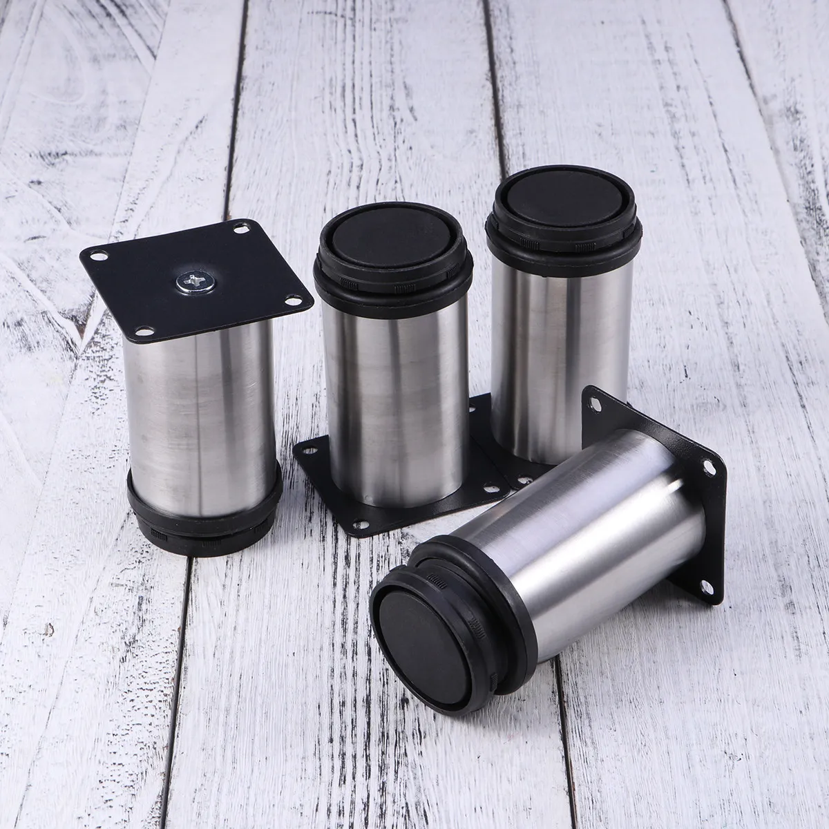 4pcs Stainless Steel Furniture Support Feet Adjustable Replacement Cabinet Legs Sofa Coffee Table Support Legs for Home (50x80mm
4pcs Stainless Steel Furniture Support Feet Adjustable Replacement Cabinet Legs Sofa Coffee Table Support Legs for Home (50x80mm