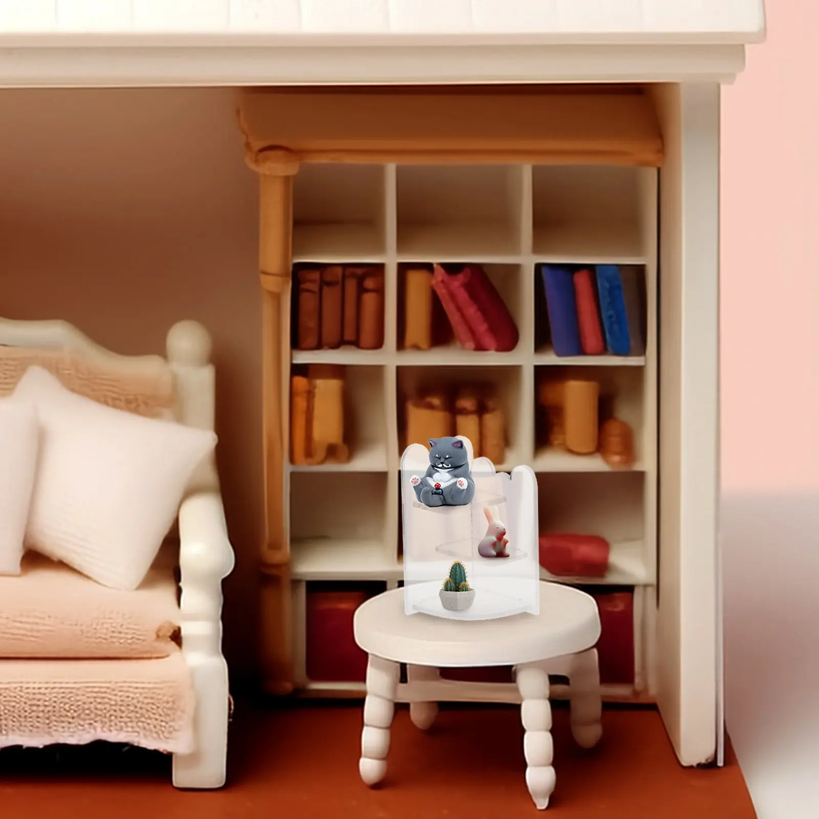 Mini Acrylic Tiered Display Shelf for Mini Houses Realistic Craftsmanship Sturdy Modern Decorative Storage Stand for Micro
Mini Acrylic Tiered Display Shelf for Mini Houses Realistic Craftsmanship Sturdy Modern Decorative Storage Stand for Micro