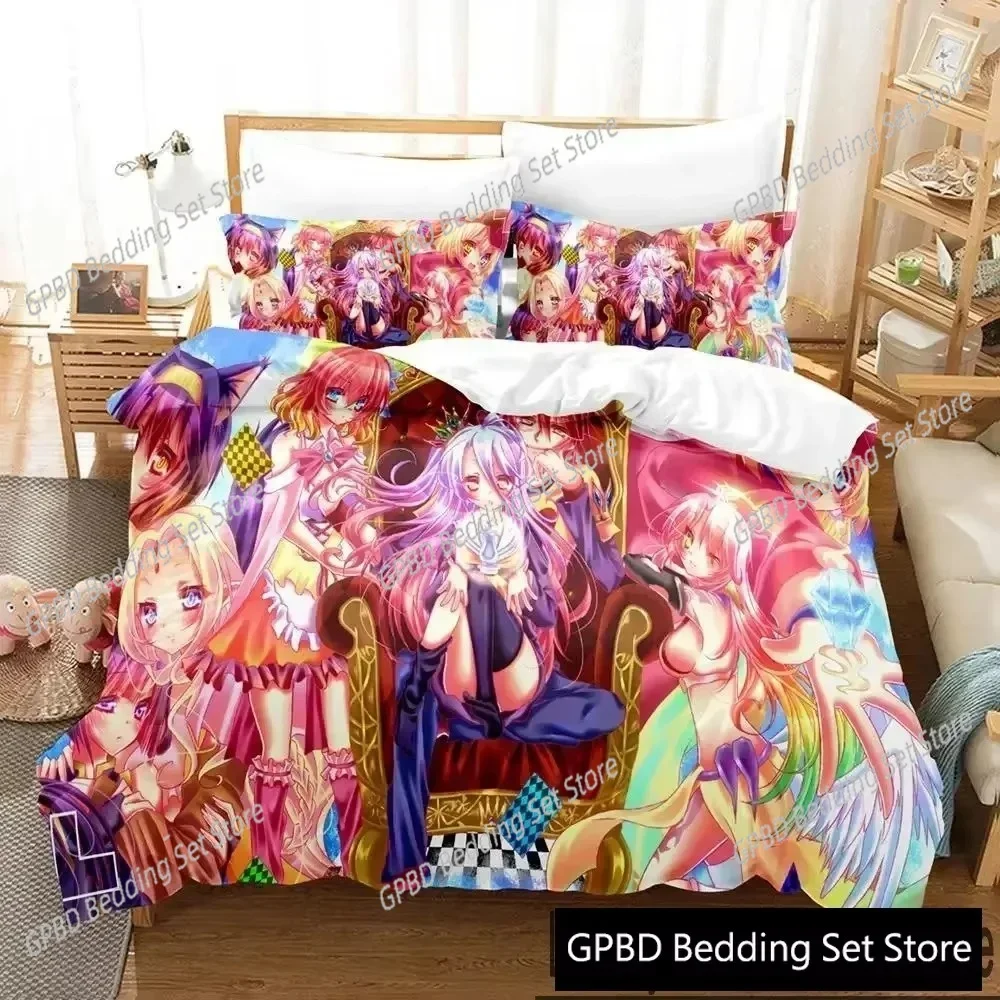 Anime No Game No Life 3D NEW Duvet Cover Pillowcase Bedding Set Adult Boy Girl Bedroom Decoration Children Single Double Large
Anime No Game No Life 3D NEW Duvet Cover Pillowcase Bedding Set Adult Boy Girl Bedroom Decoration Children Single Double Large