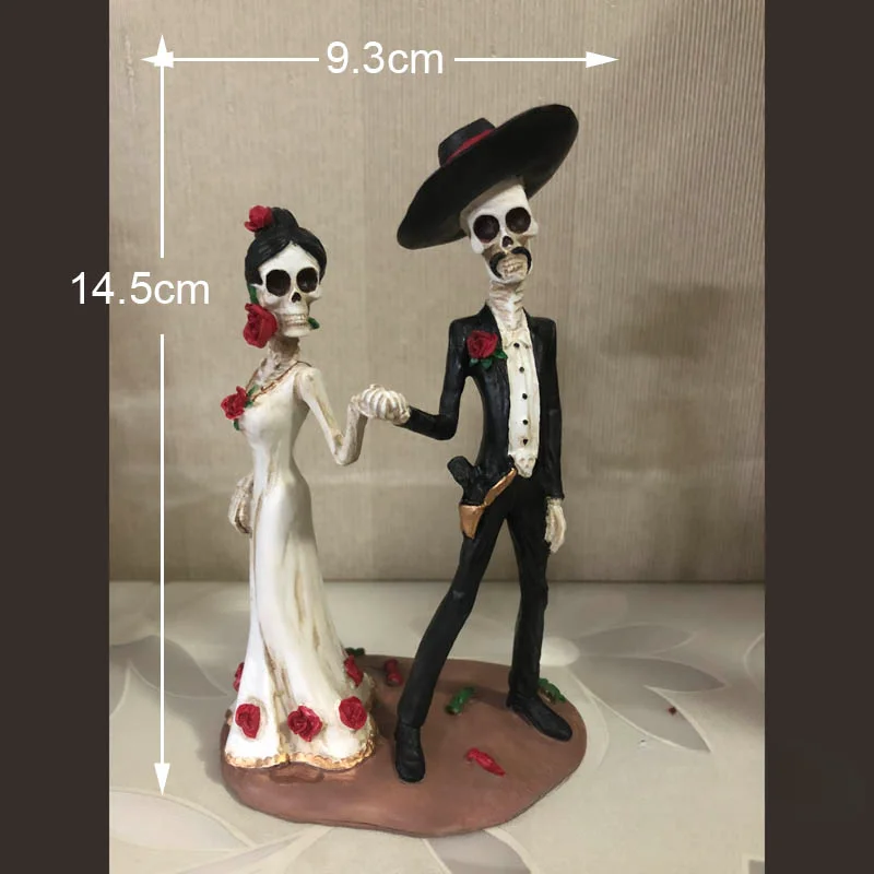cResin skull groom bride dance ornament zombie bride Halloween Mexican Day of the Dead ornament
cResin skull groom bride dance ornament zombie bride Halloween Mexican Day of the Dead ornament