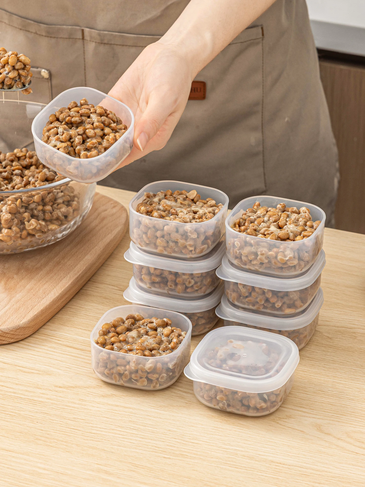 Food Grade Rice Natto Storage Box Refrigerator Freezer Meal Prep Container Japanese Brand Antibacterial Kitchen Organization
Food Grade Rice Natto Storage Box Refrigerator Freezer Meal Prep Container Japanese Brand Antibacterial Kitchen Organization