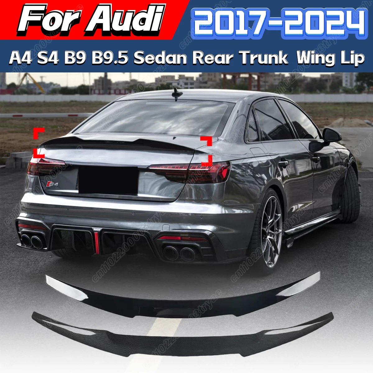 For Audi A4 S4 B9 B9.5 Sedan 2017 2018 2019 2020 2021 2022 2023 2024 M4 Style Trunk Spoiler Tail Wing Car Body Modification Kit
For Audi A4 S4 B9 B9.5 Sedan 2017 2018 2019 2020 2021 2022 2023 2024 M4 Style Trunk Spoiler Tail Wing Car Body Modification Kit