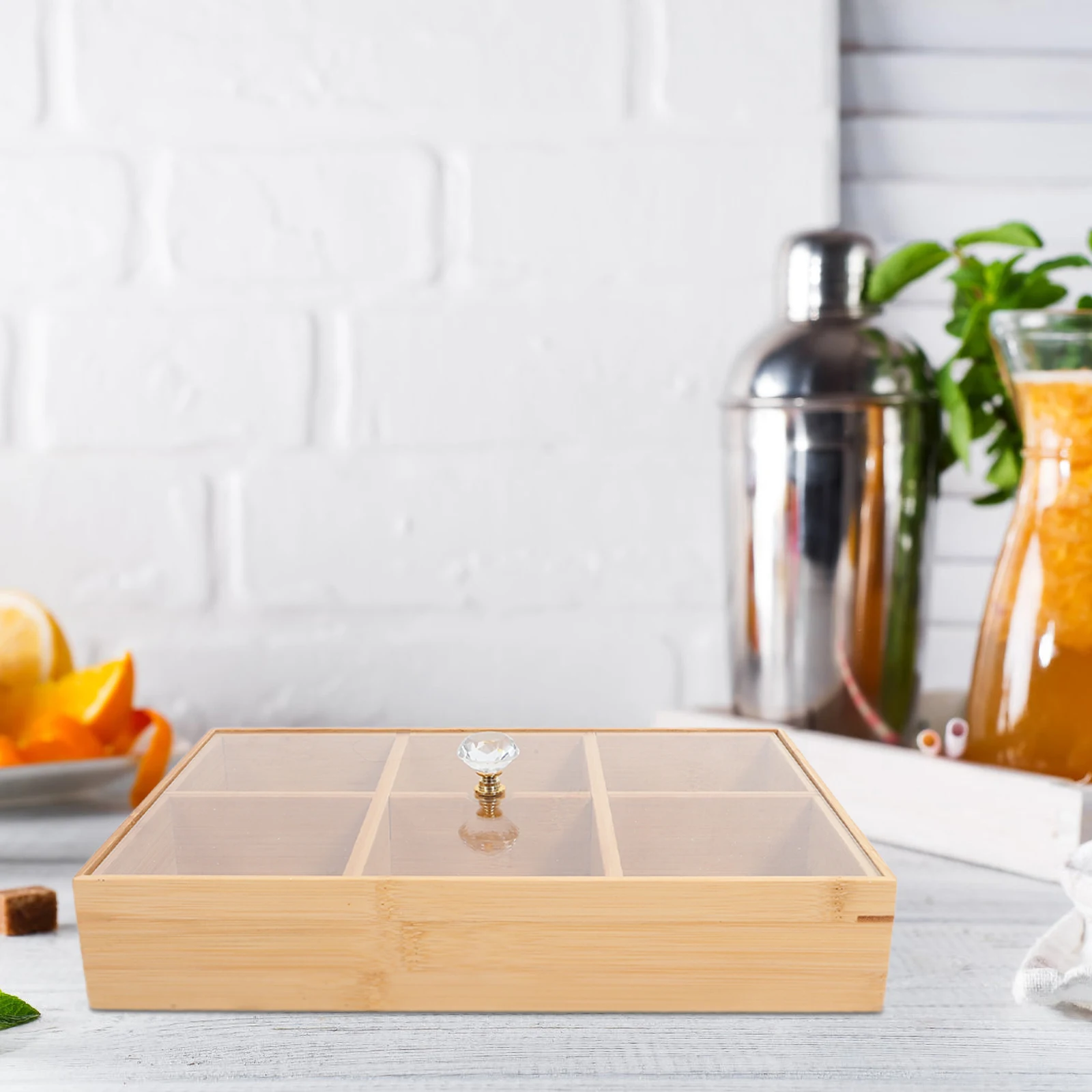 Bamboo Serving Tray 3 Compartments Snack Container Transparent Cover Tray Nuts Storage ganizer Fruit Dessert
Bamboo Serving Tray 3 Compartments Snack Container Transparent Cover Tray Nuts Storage ganizer Fruit Dessert