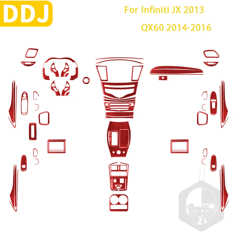 Red Carbon Fiber For Infiniti JX 2013 QX60 2014 2015 2016 Car Accessories Interior Car Control Door Hands Lift Radio Sticker
Red Carbon Fiber For Infiniti JX 2013 QX60 2014 2015 2016 Car Accessories Interior Car Control Door Hands Lift Radio Sticker