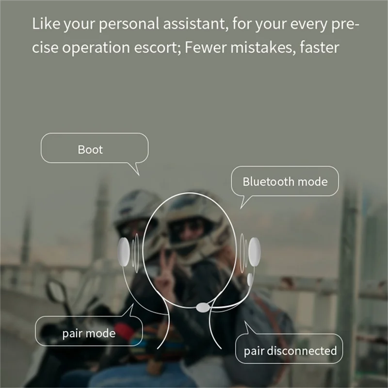 Отличная мотоциклетная гарнитура BT5.0, гарнитура для внутренней связи с функцией шумоподавления DSP + CVC
Отличная мотоциклетная гарнитура BT5.0, гарнитура для внутренней связи с функцией шумоподавления DSP + CVC