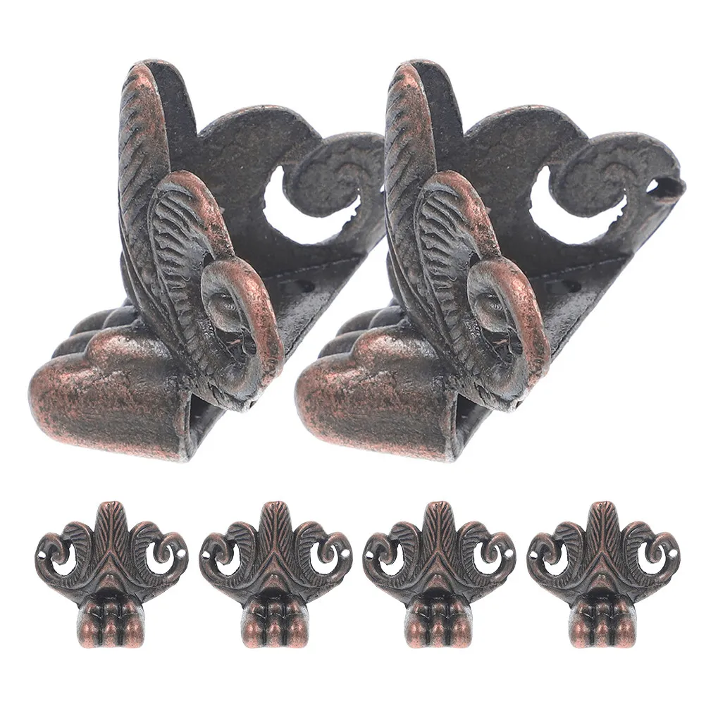 6 шт. винтажных металлических ножек для деревянных ящиков, ретро-угловые защитные накладки, прочные мебельные опоры, декоративные ножки для коробок, металлические опоры
6 шт. винтажных металлических ножек для деревянных ящиков, ретро-угловые защитные накладки, прочные мебельные опоры, декоративные ножки для коробок, металлические опоры