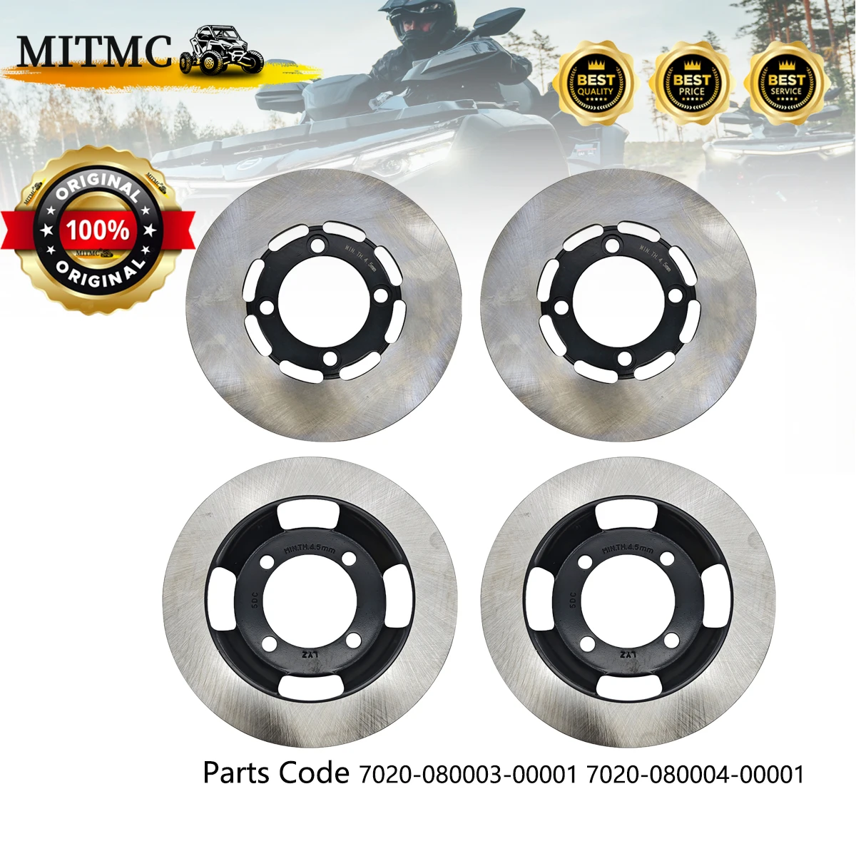 4 шт. оригинальный передний и задний тормозной диск для CF 400 450 500 550 U550 600 625 800 850 1000 ATV UTV 7020-080003-00001 7020-080004-00001
4 шт. оригинальный передний и задний тормозной диск для CF 400 450 500 550 U550 600 625 800 850 1000 ATV UTV 7020-080003-00001 7020-080004-00001