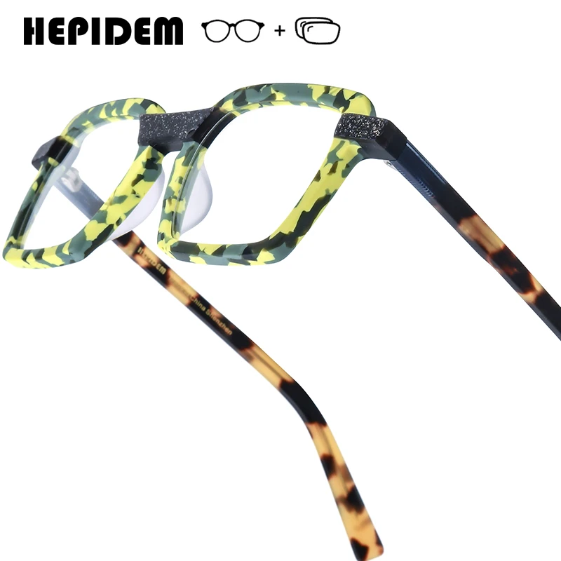HEPIDEM Progressive Prescription Glasses Photochromic Myopia Optical Lenses Eyewear Men Women Acetate Oversize Eyeglasses 9381
HEPIDEM Progressive Prescription Glasses Photochromic Myopia Optical Lenses Eyewear Men Women Acetate Oversize Eyeglasses 9381