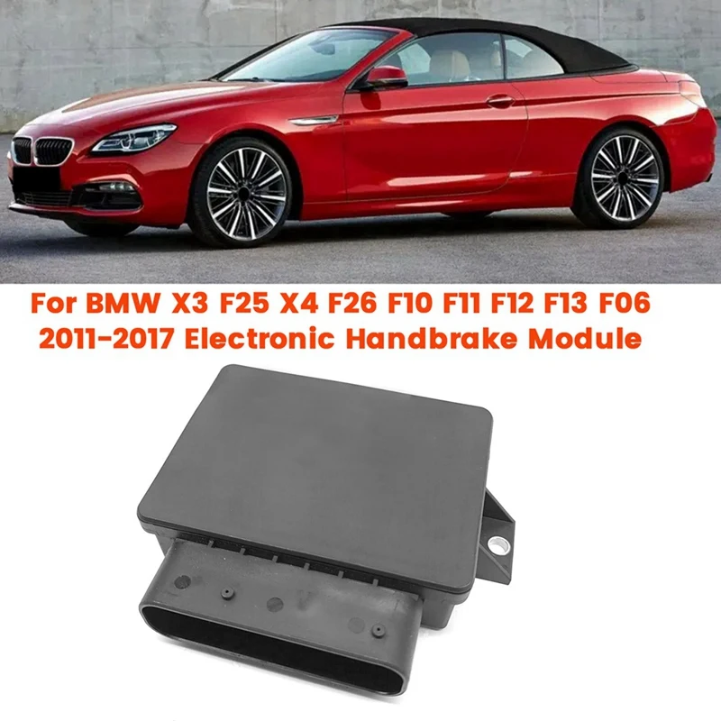 Блок управления задним тормозом 34436887358 для BMW X3, F25, X4, F26, F10, F11, F12, F13, F06, 2011-2017, электронный модуль ручного тормоза
Блок управления задним тормозом 34436887358 для BMW X3, F25, X4, F26, F10, F11, F12, F13, F06, 2011-2017, электронный модуль ручного тормоза