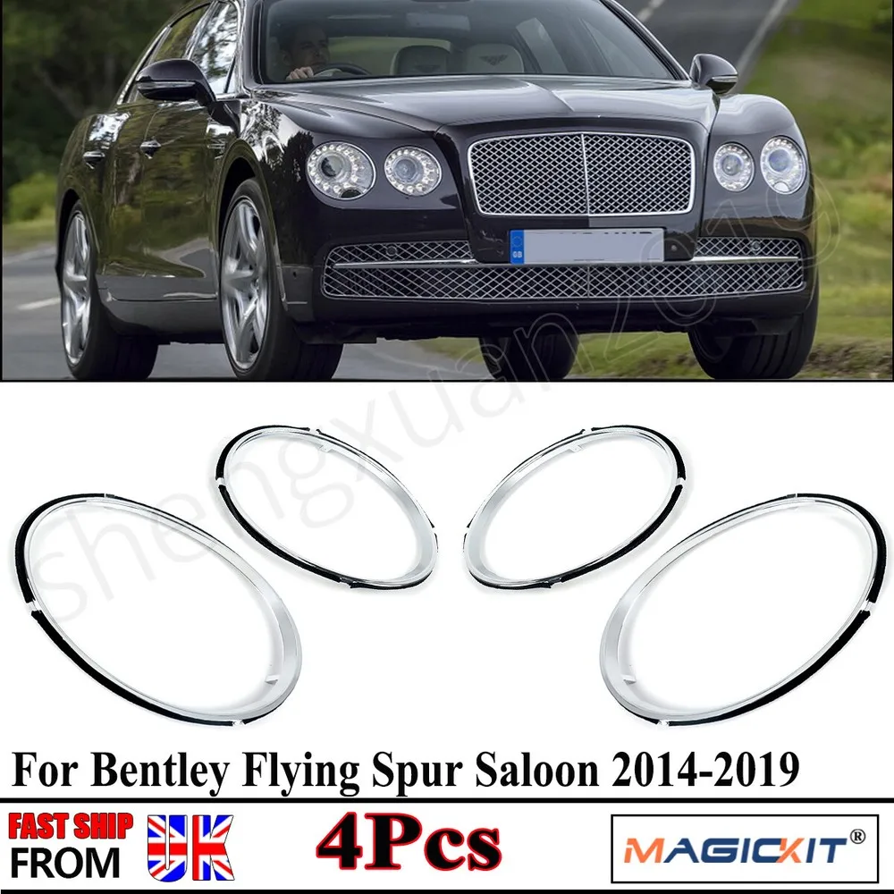 Для Bentley передняя крышка фары рамка Flying Spur 2014-2019 накладки на фары огни диски хромированное кольцо 4 шт./компл. корпус лампы круг
Для Bentley передняя крышка фары рамка Flying Spur 2014-2019 накладки на фары огни диски хромированное кольцо 4 шт./компл. корпус лампы круг