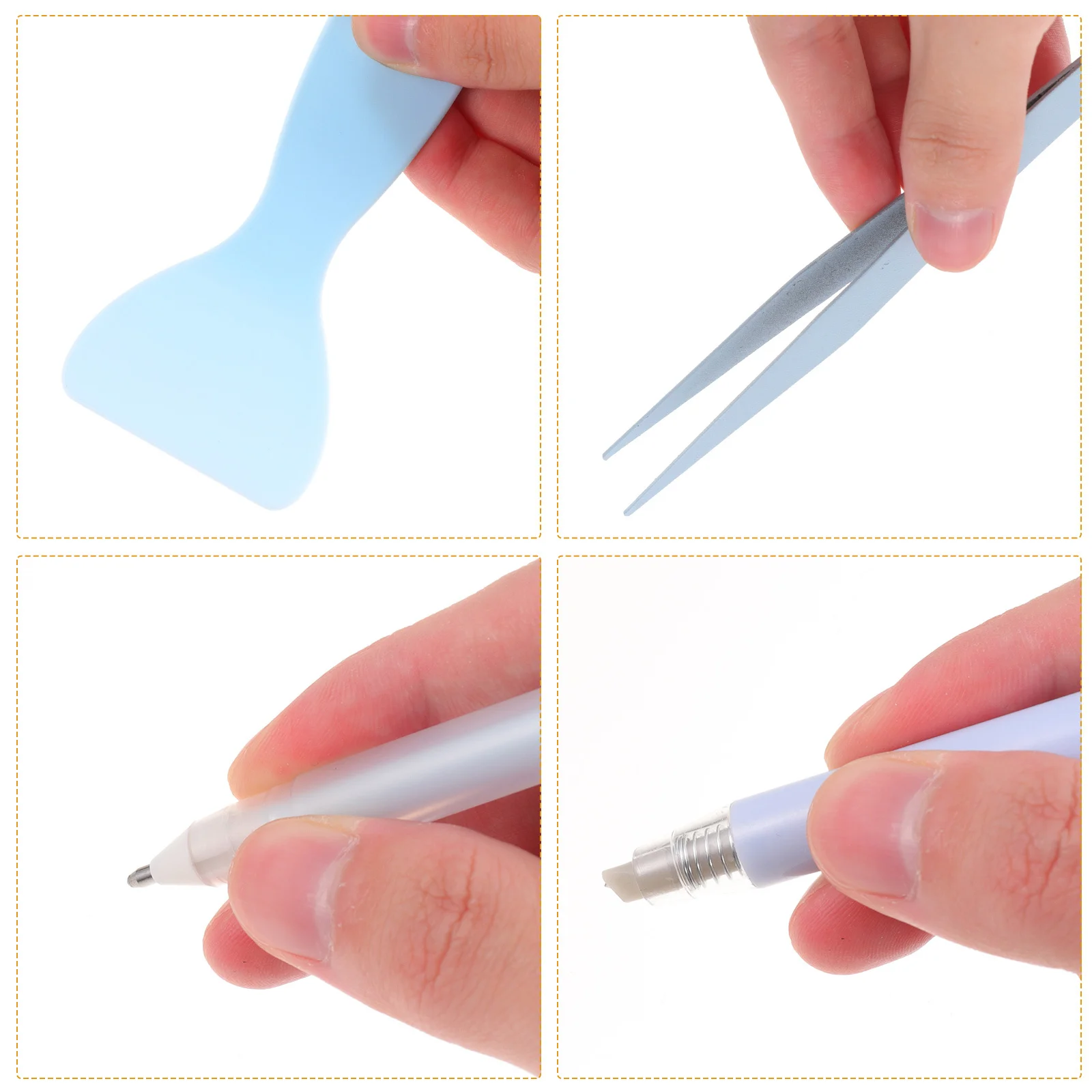 2Sets Craft Tools for Scrapbooking Pen Shaped Cutter Spatula Tweezers Portable Multi-Function Scrapbook cutter Tool Kit
2Sets Craft Tools for Scrapbooking Pen Shaped Cutter Spatula Tweezers Portable Multi-Function Scrapbook cutter Tool Kit