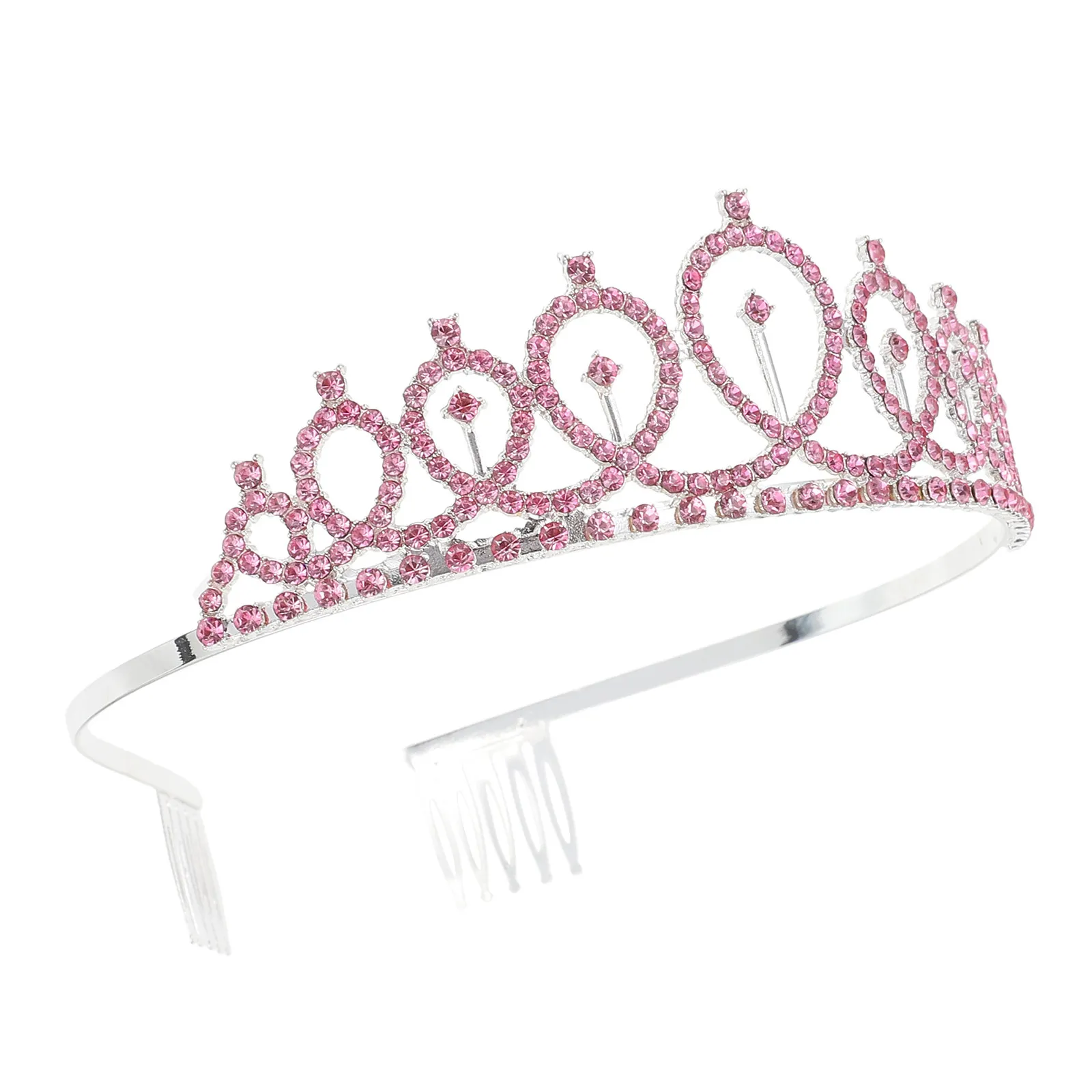 Wedding Crown Headdress Elegant Bride Tiara Rhinestone Bridal Decor Exquisite Detail Lightweight Stable Mini Comb
Wedding Crown Headdress Elegant Bride Tiara Rhinestone Bridal Decor Exquisite Detail Lightweight Stable Mini Comb