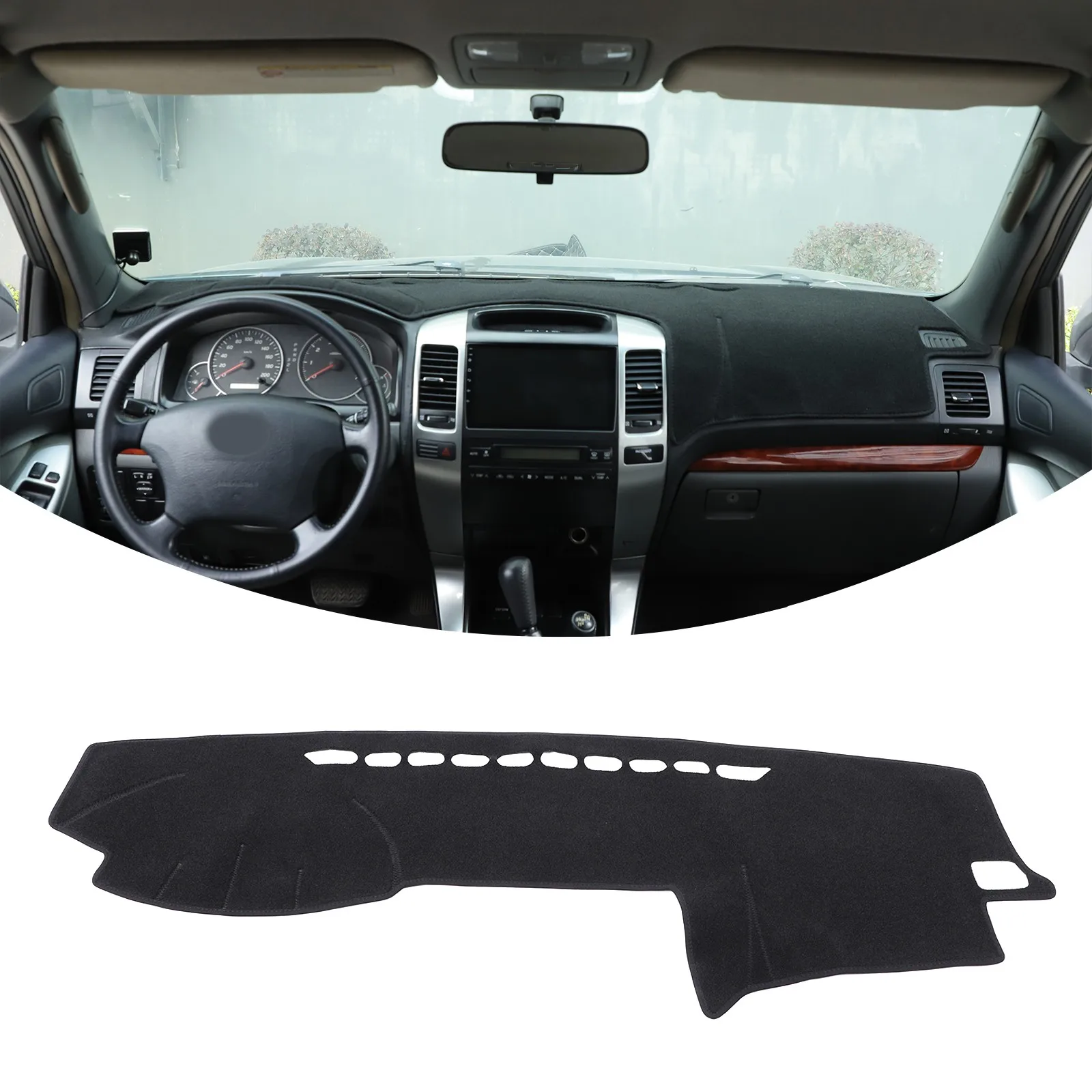 LHD Car Dashboard Sun Shade Non-slip Cover Accessories For Toyota Land Cruiser Prado 120 FJ120 2003-2009 Lexus GX 2007-2009
LHD Car Dashboard Sun Shade Non-slip Cover Accessories For Toyota Land Cruiser Prado 120 FJ120 2003-2009 Lexus GX 2007-2009