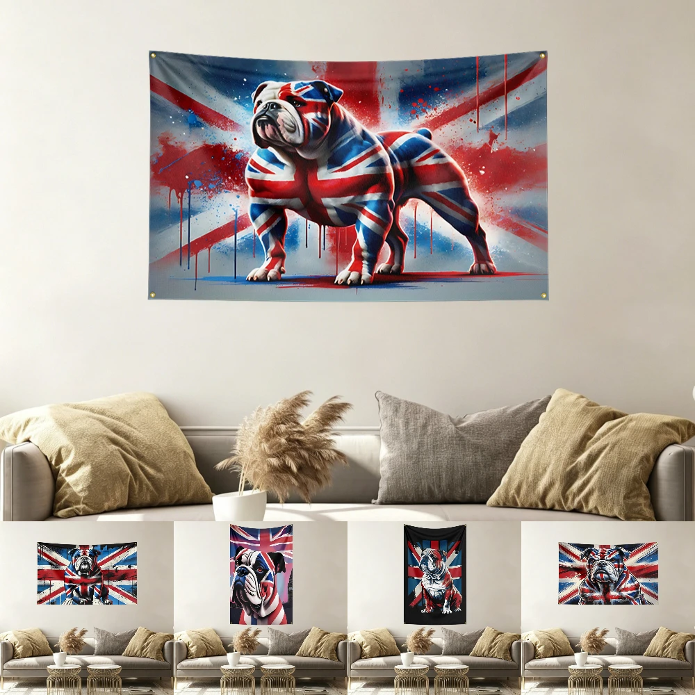 UK Bulldogs flags 90x150cm England Country State Flag polyester United Kingdom National Brand flag great Britain banner
UK Bulldogs flags 90x150cm England Country State Flag polyester United Kingdom National Brand flag great Britain banner