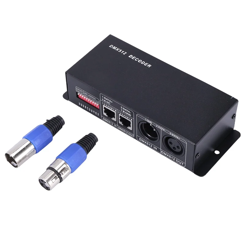 A78U-DMX 512 4CH X 8A Декодер Светодиодный контроллер 4-канальный драйвер Светодиодная лента RGBW DC 12 В-24 В
A78U-DMX 512 4CH X 8A Декодер Светодиодный контроллер 4-канальный драйвер Светодиодная лента RGBW DC 12 В-24 В