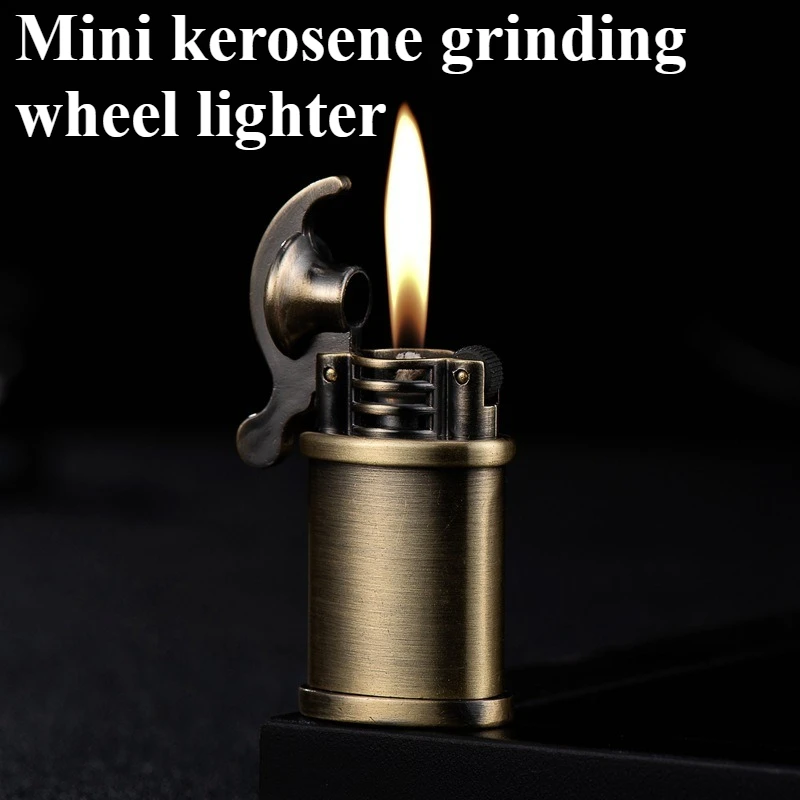 New Retro Grinding Wheel Open Flame Lighter Compact and High-end Lighter Men's Gift Cigarette Accessories
New Retro Grinding Wheel Open Flame Lighter Compact and High-end Lighter Men's Gift Cigarette Accessories