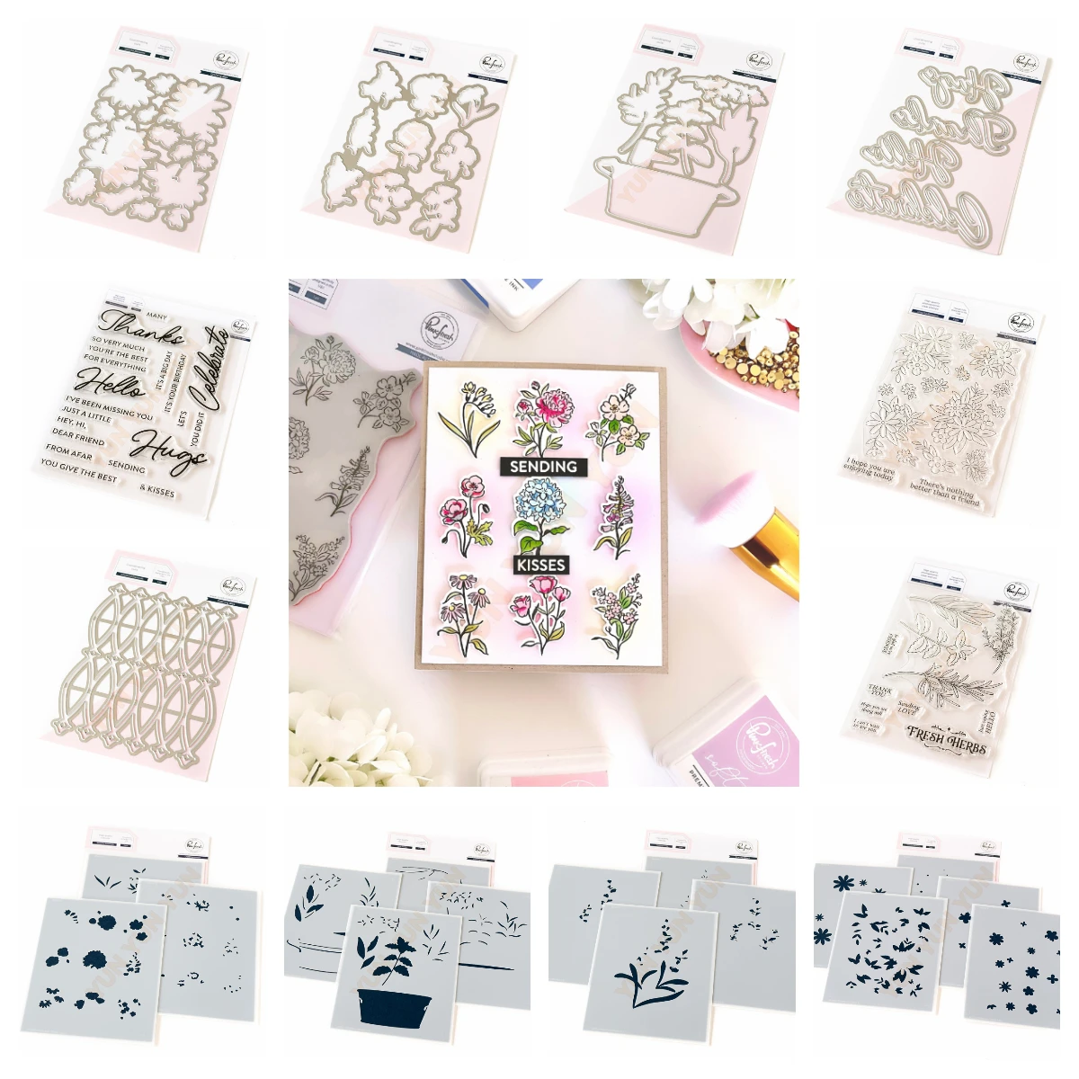 2025 Valentine's Day Dies Stamp Stencil Pink fresh Hot Foil Blossoms Thinking of You basic Sentiments Stamp Die DIY Scrapbooking
2025 Valentine's Day Dies Stamp Stencil Pink fresh Hot Foil Blossoms Thinking of You basic Sentiments Stamp Die DIY Scrapbooking